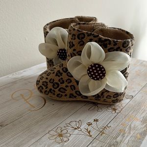Cheetah Print Booties